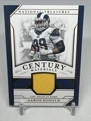 Aaron Donald [Holo Gold] Football Cards 2018 National Treasures Century Materials Prices