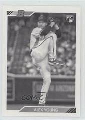 Alex Young [Black & White] #69 Baseball Cards 2020 Bowman Heritage Prices