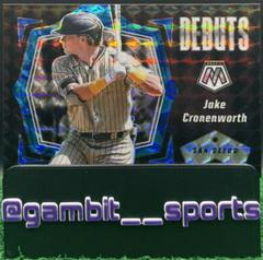 Jake Cronenworth [Reactive Blue] Baseball Cards 2021 Panini Mosaic Debuts Prices
