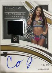 Cora Jade [Memorabilia Autograph] Wrestling Cards 2022 Panini Immaculate WWE Prices