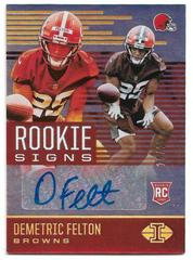 Demetric Felton [Gold] Football Cards 2021 Panini Illusions Rookie Signs Autographs Prices
