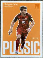 Christian Pulisic [Orange] Soccer Cards 2017 Panini Nobility Prices