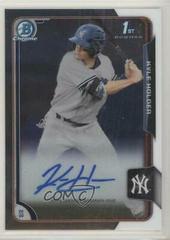 Kyle Holder #BCAKH Baseball Cards 2015 Bowman Chrome Draft Pick Autograph Prices