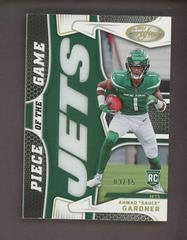 Ahmad 'Sauce' Gardner [Gold] #PG-AG Football Cards 2022 Panini Certified Piece of the Game Prices