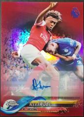Alex Iwobi [Autograph Red Refractor] Soccer Cards 2018 Topps Chrome Premier League Prices