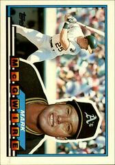 Mark McGwire Baseball Cards 1989 Topps Big Prices
