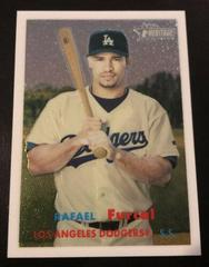 Rafael Furcal [Chrome] #1 Baseball Cards 2006 Topps Heritage Chrome Prices
