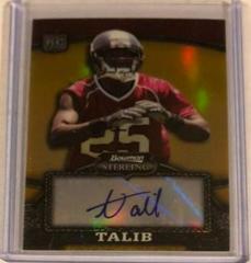 Aqib Talib [Autograph Gold Refractor] #103 Football Cards 2008 Bowman Sterling Prices