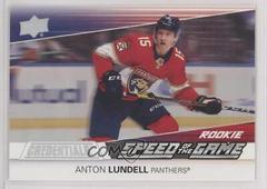 Anton Lundell #SGR6 Hockey Cards 2021 Upper Deck Credentials Speed of the Game Rookies Prices