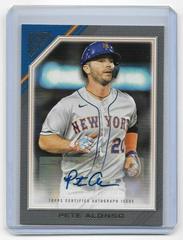 Pete Alonso #VA-PA Baseball Cards 2022 Topps Gallery Veteran Autographs Prices