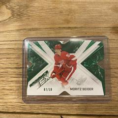 Moritz Seider [Green] #RFX-33 Hockey Cards 2022 SPx Radiance FX Prices