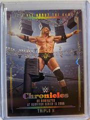 Triple H #HHH-38 Wrestling Cards 2022 Panini Chronicles WWE It's All About the Game Prices