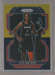 A'ja Wilson [Black Gold] #128 Basketball Cards 2022 Panini Prizm WNBA Prices