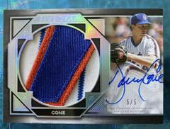 David Cone [Button] #FSJP-DC Baseball Cards 2022 Topps Five Star Autograph Jumbo Prime Prices