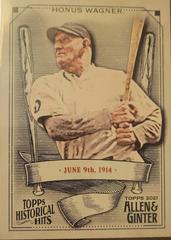 Honus Wagner Baseball Cards 2021 Topps Allen & Ginter Historic Hits Prices