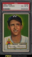 Mickey Vernon #106 Baseball Cards 1952 Topps Prices