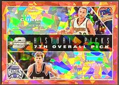 Jason Williams, Stephen Curry [Red Cracked Ice] #7 Basketball Cards 2019 Panini Contenders Optic Historic Picks Prices