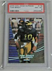 Tom Brady #176 Football Cards 2000 Collector's Edge Supreme Prices
