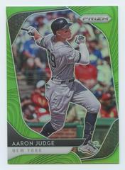 Aaron Judge [Lime Green Prizm] #64 Baseball Cards 2020 Panini Prizm Prices
