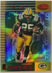 Dorsey Levens [Mirror Red] Football Cards 1999 Leaf Certified Prices