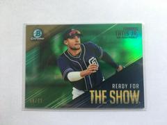 Fernando Tatis Jr. [Green Refractor] #RFTS-10 Baseball Cards 2019 Bowman Chrome Ready for the Show Prices