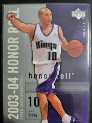 Mike Bibby Basketball Cards 2003 Upper Deck Honor Roll Prices