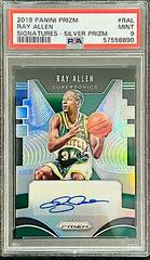 Ray Allen [Silver Prizm] Basketball Cards 2019 Panini Prizm Signatures Prices