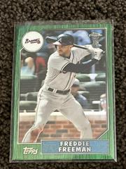 Freddie Freeman [Ben Baller Green] #87BC-11 Baseball Cards 2022 Topps Chrome 1987 Prices