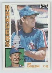 Jim Anderson #353 Baseball Cards 1984 Topps Prices