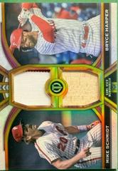 Bryce Harper [Orange] Baseball Cards 2023 Topps Tribute Dual Relics Prices