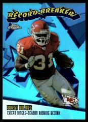 Priest Holmes [Refractor] #RB23 Football Cards 2003 Topps Chrome Record Breakers Prices