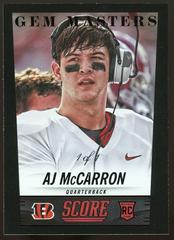 AJ McCarron #331 Football Cards 2014 Panini Score Prices