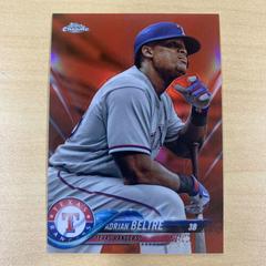 Adrian Beltre [Red Wave Refractor] #131 Baseball Cards 2018 Topps Chrome Prices