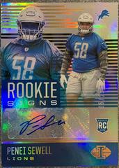 Penei Sewell [Gold] #RS-PES Football Cards 2021 Panini Illusions Rookie Signs Autographs Prices