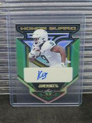 Kenneth Walker III [Green] #HG-KW1 Football Cards 2022 Leaf Valiant Autographs Honor Guard Prices