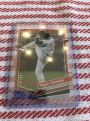 Roger Clemens [Blue] #12 Baseball Cards 2023 Panini Chronicles Clearly Donruss Prices
