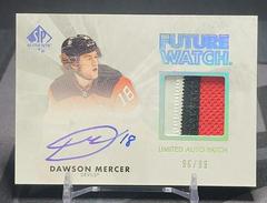 Dawson Mercer Hockey Cards 2021 SP Authentic Future Watch Auto Patch Prices
