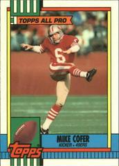 Mike Cofer Football Cards 1990 Topps Tiffany Prices