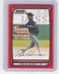Tom Glavine [Red Refractor] #39 Baseball Cards 2008 Bowman Chrome Prices