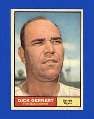 Dick Gernert #284 Baseball Cards 1961 Topps Prices