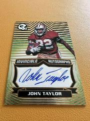 John Taylor #INV-JTA Football Cards 2021 Panini Chronicles Invincible Autographs Prices