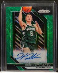 Donte DiVincenzo [Choice Prizm Green] Basketball Cards 2018 Panini Prizm Rookie Signatures Prices