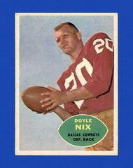 Doyle Nix #39 Football Cards 1960 Topps Prices