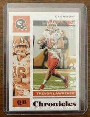 Trevor Lawrence [Red] #1 Football Cards 2021 Panini Chronicles Draft Picks Prices
