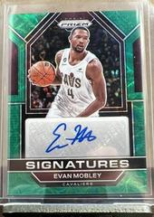 Evan Mobley [Choice Green] #SIG-EVM Basketball Cards 2022 Panini Prizm Signatures Prices