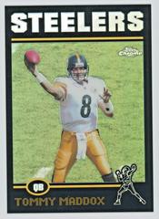 Tommy Maddox [Black Refractor] Football Cards 2004 Topps Chrome Prices