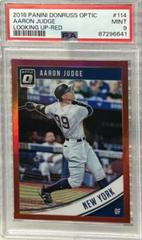 Aaron Judge [Looking Up Red] Baseball Cards 2018 Panini Donruss Optic Prices