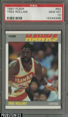 Tree Rollins #94 Basketball Cards 1987 Fleer Prices