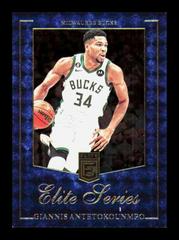 Giannis Antetokounmpo [Blue] #6 Basketball Cards 2023 Donruss Elite Series Prices