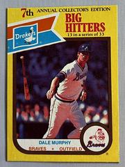 Dale Murphy [Hand Cut] Baseball Cards 1987 Drake's Prices